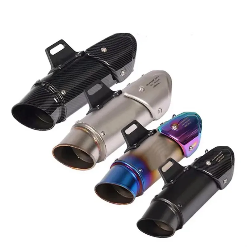 

STLF Motor Motorcycle 61MM SLIP on Exhaust Pipe Motorcycle Exhaust Systems Muffler