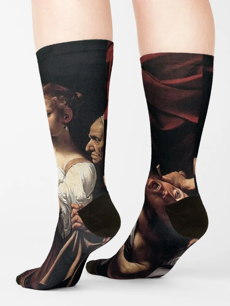 JUDITH BEHEADING HOLOFERNES - CARAVAGGIOSocks Socks Man Sport