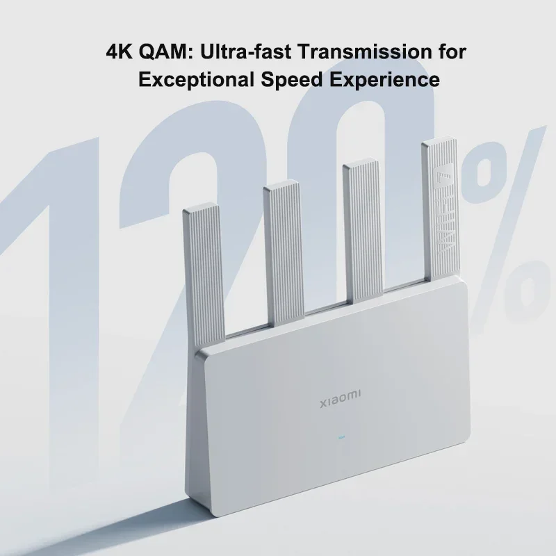 جهاز توجيه Xiaomi BE3600 WiFi 7 2.4/5 جيجا هرتز Duan Bands 160 ميجا هرتز تسريع الألعاب 3570 ميجا بت في الثانية مكرر شبكة LAN المزدوجة VPN