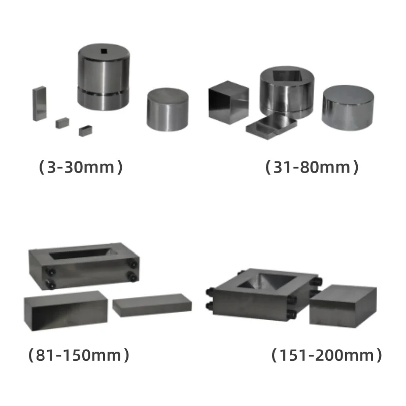 

Гидравлический пресс-формы Набор квадратных прессовых штампов Пресс-форма для квадратных образцов