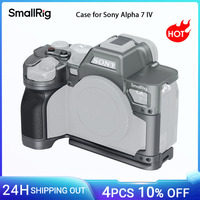 SmallRig a7 IV Case for Sony Alpha 7 IV, Modular Cage w Hot Shoe Cover Mounting Adapter w Plate for Quick Arca-Type Tripod -4798