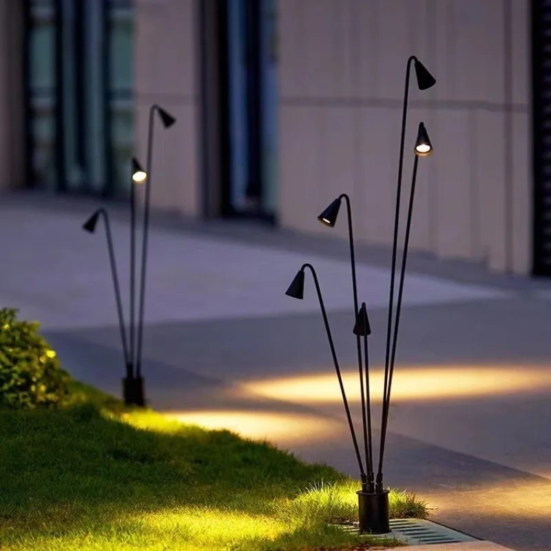 Nordic Golden Bucket Lawn Light Unique Villa Garden Decorative Lamp Outdoor Waterproof Outdoor Landscape Lighting - FYLL Lamp
