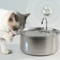 7L Stainless Steel Pet Water Feeder Automatic Cat Water Fountain for Cats Dogs Filter Fountain Smart Pet Drinking Bowl Feeder