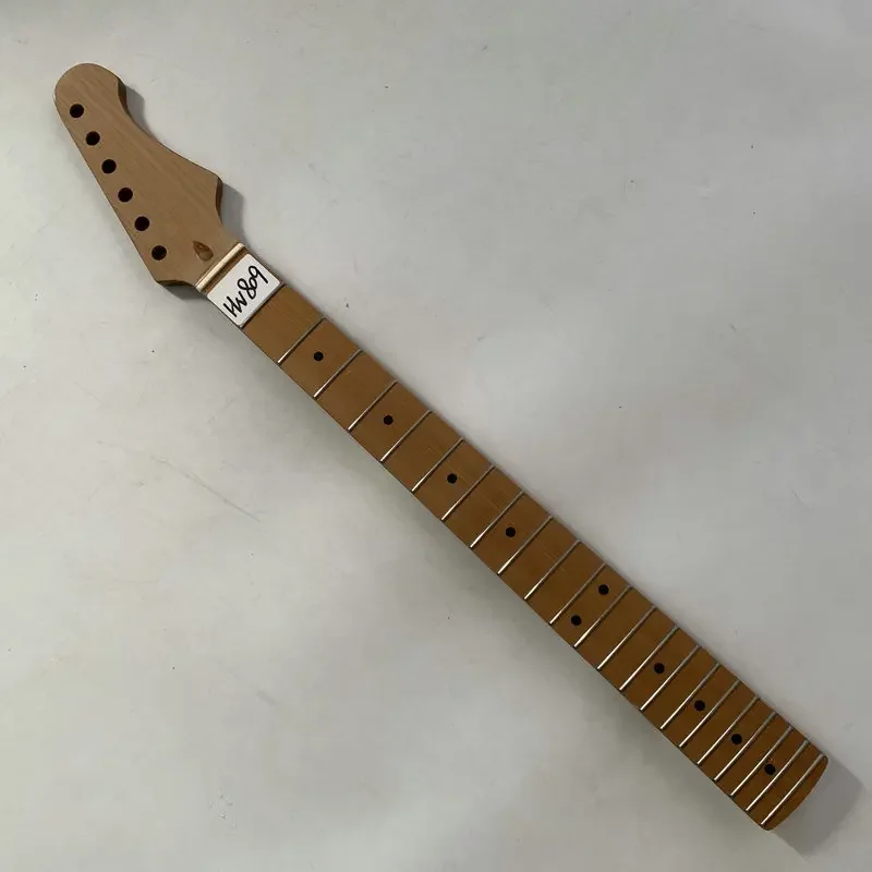 HN809 Roasted Maple ST Guitar Neck Custom Order OEM Electric Guitar DIY Replace Parts 22 Frets 648 Scales Length for DIY Replace