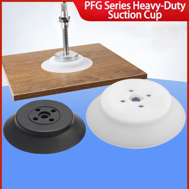 

PFG Heavy Duty Vacuum Suction Cup Flat Type Strong Sucker PFG60/80/95/100/120/150/200/250 NBR Silicone Industrial suction cup