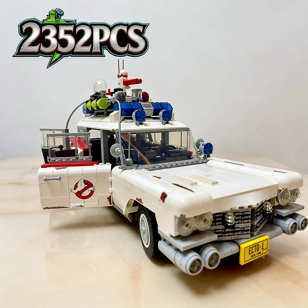 

НОВИНКА: Конструктор Ghostbusters Ecto-1 10274 — Модель автомобиля из строительных блоков для детей и взрослых, игрушка, подарок на Хэллоуин и Рождество