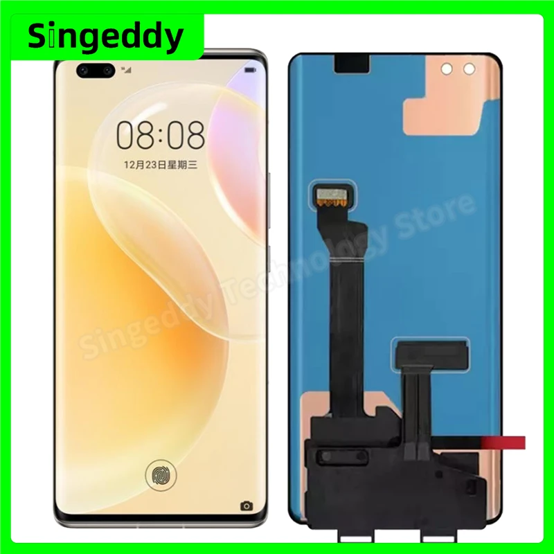 

Phone Screen For Huawei Nova 8 Pro, Cellphone LCD Display, Complete Digitizer Assembly, Replacement Repair Parts