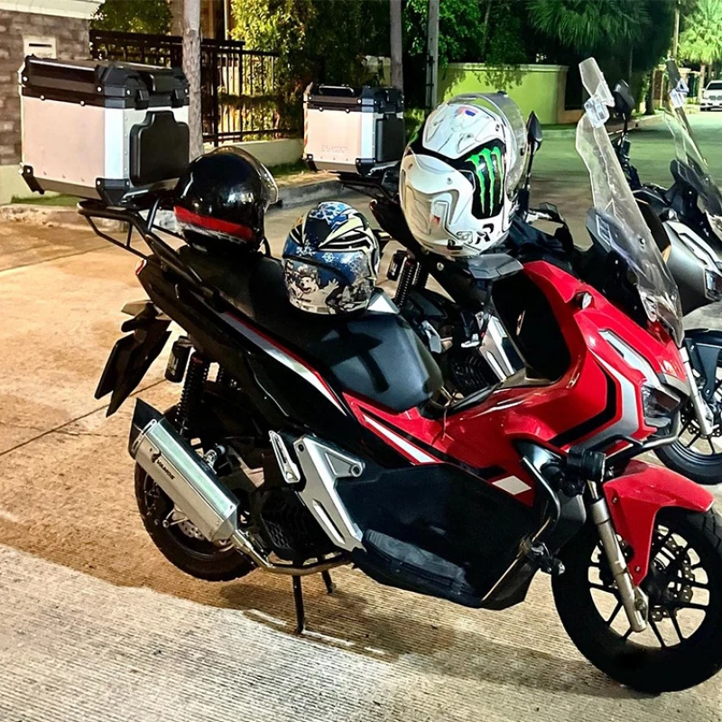 

46L Hot Selling Lage Side Case Waterproof Aluminium Side Box Motorcycle Saddle Boxes ,Universal Mounting Bracket