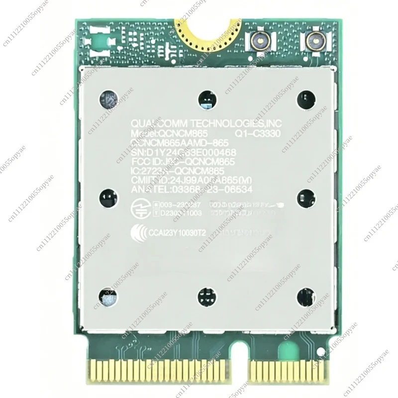 

Wifi7 QCNCM865 Wireless Adapter 2.4Gbps Tri Band 2.4G 5G 6GHz Network Card for Win11 M2 Bluetooth