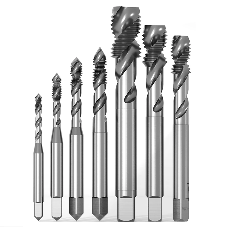 Aluminum Taps And Taps For Tapping Machines With Spiral Taps And Tapping Drills M3 M4 M5 M6 M8 M10 M12 Special For Aluminum Tool