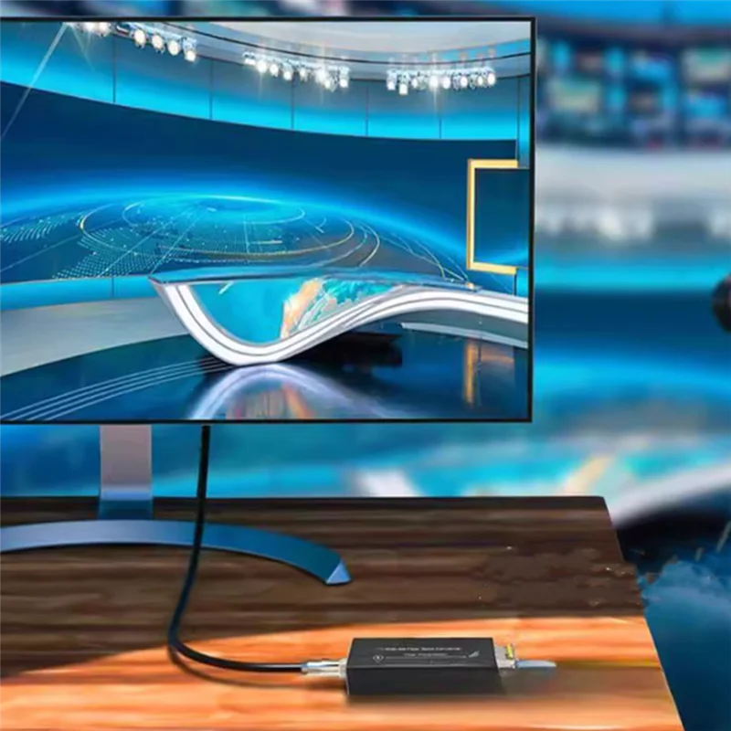 A46U Fiber Converter Mini Type-C Interface DC 5V For Broadcast Level Video Optical Transceiver