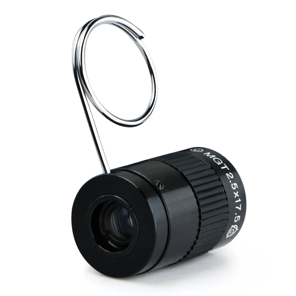 Tactical Monocular Telescope The Most Mini 2.5x17.5mm Agent Ultra Miniature Finger Buckle Handheld Telescope For Hunting Sports