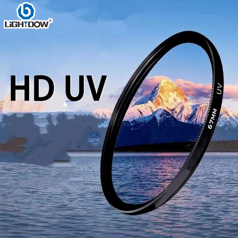 Lightdow Universal UV CPL ND8 3 in 1 Kits Lens Filter 49 52 55 58 62 67 72 77 82mm for Camera Lens Filter Kits Cannon Nikon Sony