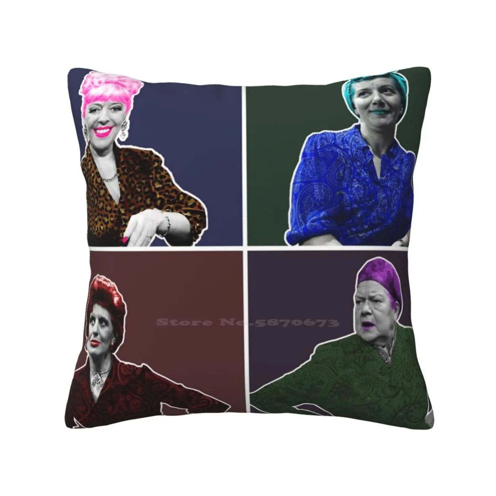 All The Corrie Ladies 1 Pillowslip Pillowcase Corrie Street Bet Lynch Ogden Elsie Tanner Ena Sharples Camp Pop Art Strong Women