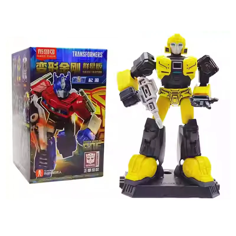 [In-Stock] Blokees Galaxy Version Phase 5 Transformers ONE Optimus Prime, D-16-Megatron, and B-127-Bumblebee 10cm Assembly Toys