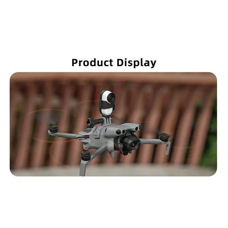 ABAC-For DJI Mini 5 Pro ملحقات طائرة بدون طيار كشاف جبل متعدد الوظائف توسيع محول الرياضة حامل كاميرات مراقبة عالي الجودة جبل