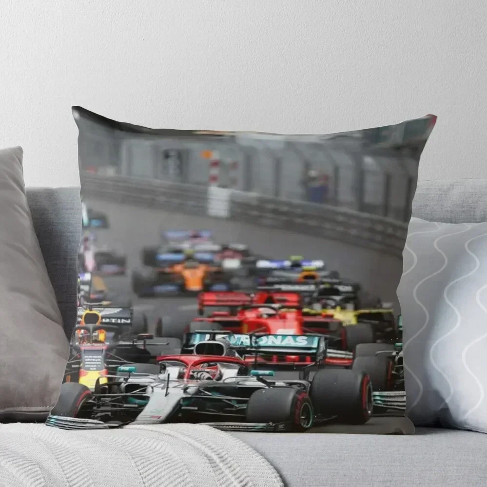 

F1 Race Start Throw Pillow Pillowcases Bed Cushions Pillow Decor Cushions pillow