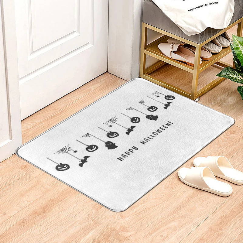 House entrance carpet Home door mat Living Room Bath Foot bathroom non-slip water absorption rugs bath Halloween Autumn Pumpkin