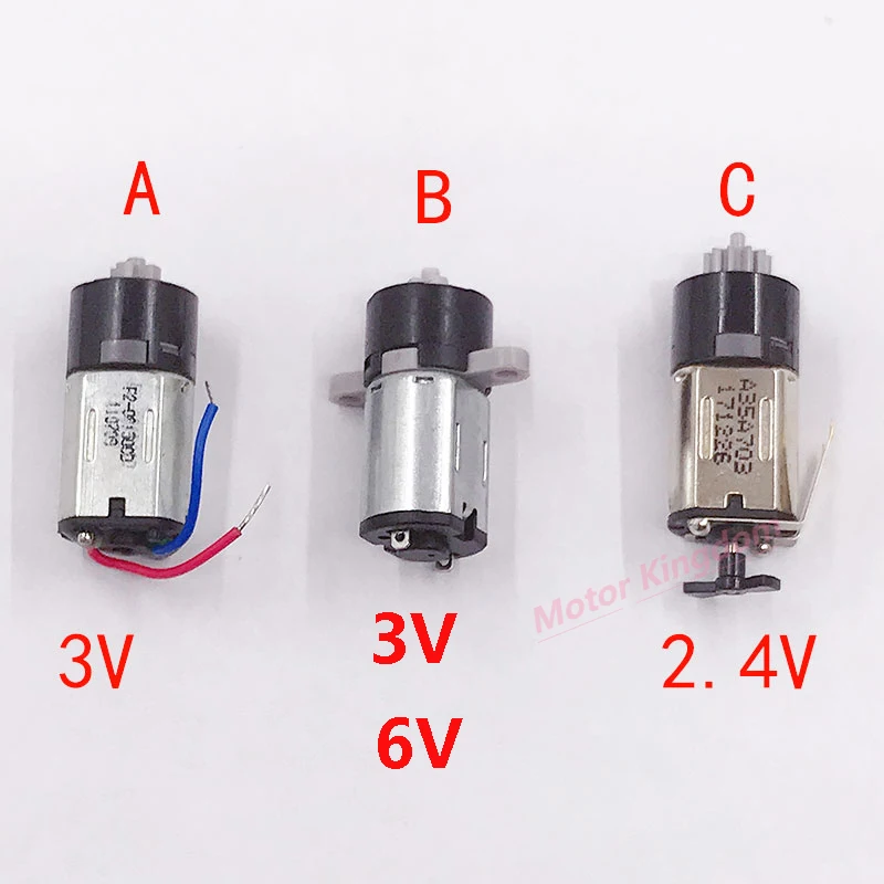 Micro Mini N10 M10 Gear Motor DC2.4V 3V  5V Precision Planetary Gearbox Gear Reducer Motor  DIY Robot Smart Car Toy