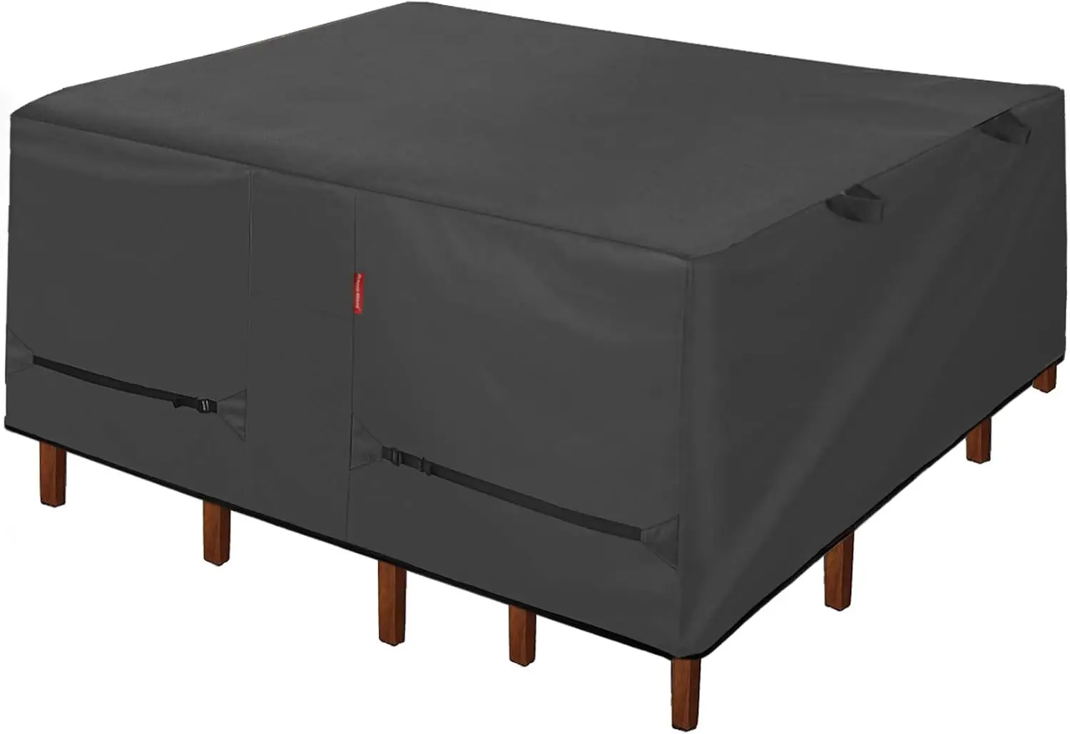

Waterproof Patio Table Cover for Outdoor Dining Set - 84x84 inch Square, Black