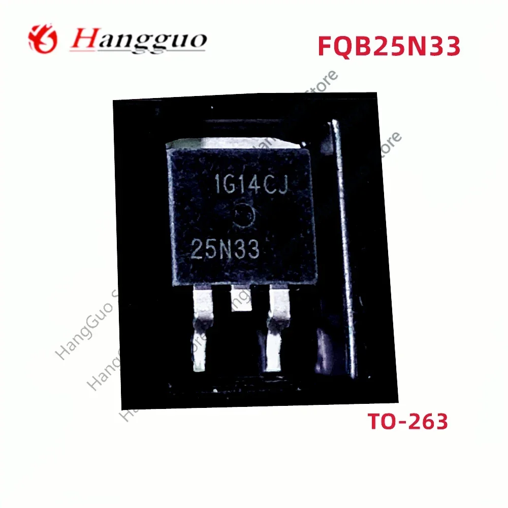 10Pcs/Lot Original FQB25N33 25N33 TO-263 25A/330V FQB25N33 For Automotive computer board fragile IC Chip