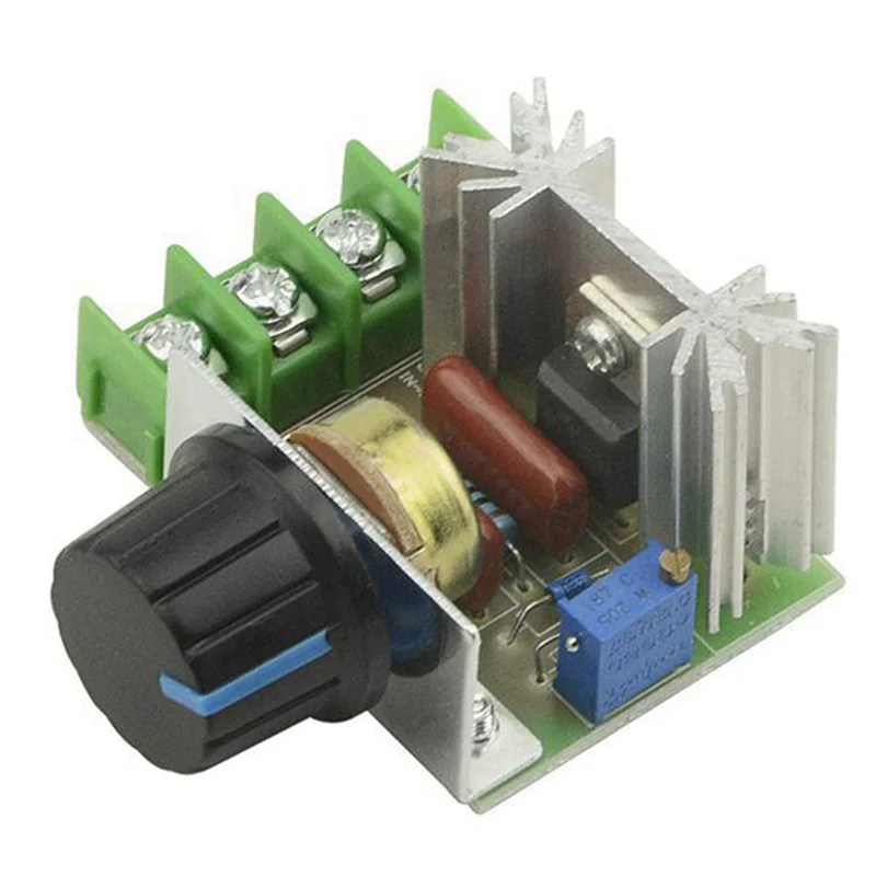 A34R 7 Piece 25A AC 220V 2000W SCR High Power Electronic Voltage Regulator Module Adjustable Motor Speed Controller Regulation