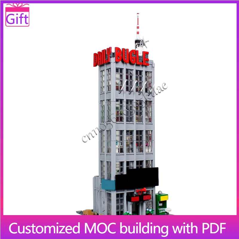 

Лидер продаж, 3142 шт., серая высотная модель строительного блока, детская головоломка, сборка, строительные блоки, подарок на Рождество, день рождения, фестиваль