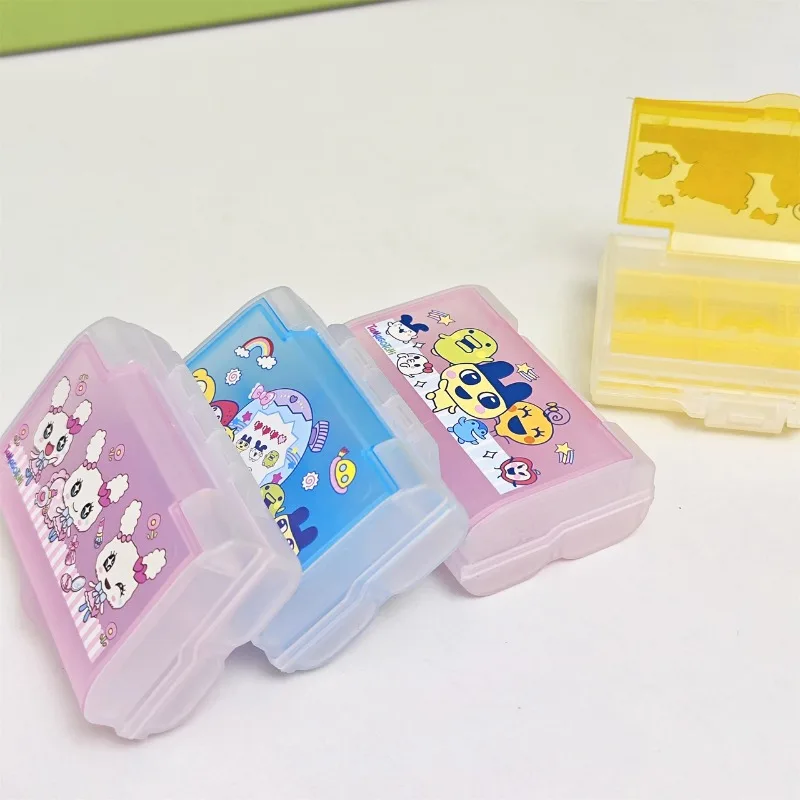 Tamagotchi Mametchi Medikamenten-Aufbewahrungsbox Kreative Cartoon-Animation Bedruckte Große Kapazität Tragbare Unabhängige Zweischichtige Pillendose – Detail 4