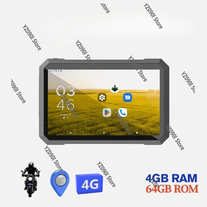 

7 Inch Android Motorcycle GPS Navigator, Removable Portable Navigation Screen for Car and Motorcycle