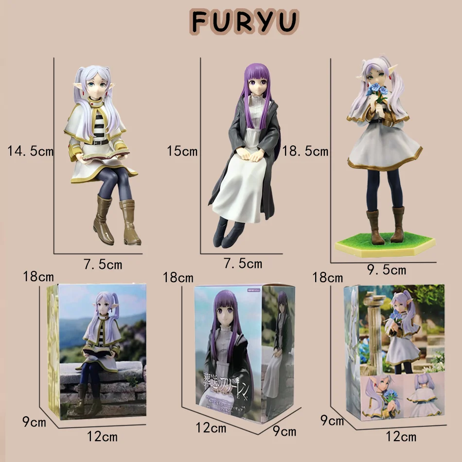 Beyond Journey's End Anime Figure Noodle Stopper Frieren Action Figure Luminasta Frieren Figurine Collection Model