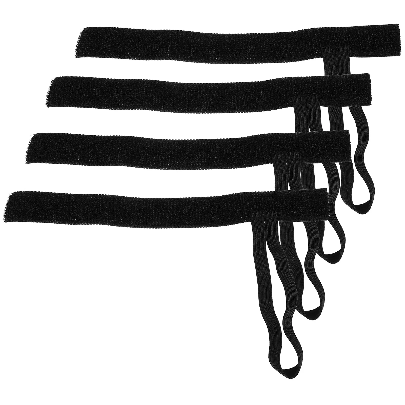 

4Pcs Polyester Wrist Chain Clip Flawlessly Smooth Edges Safe User Experience Soccer Referee Tool Referee Chain Clips