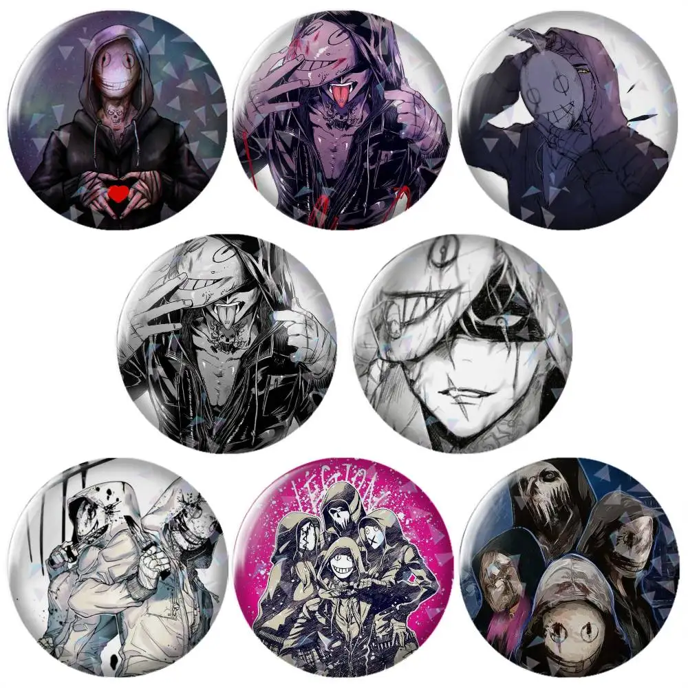 Art DBD Game Dead by Daylight Brooch Metal Decorative Brooch Pins for Backpack Clothes Jacket Accessories,Souvenir.
