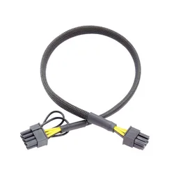 PCIe 6pin to 8pin Power Extension Cable PCI-e 6-pin Male to 8-pin Male Converter Adapter for PCI Express Powered GPU Video Card