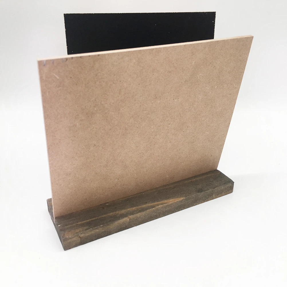 

10pcs Removable Mini Blackboards Chalkboard Signs Wooden Base Clean Party Wedding Cafe Decor Rustic Theme Food
