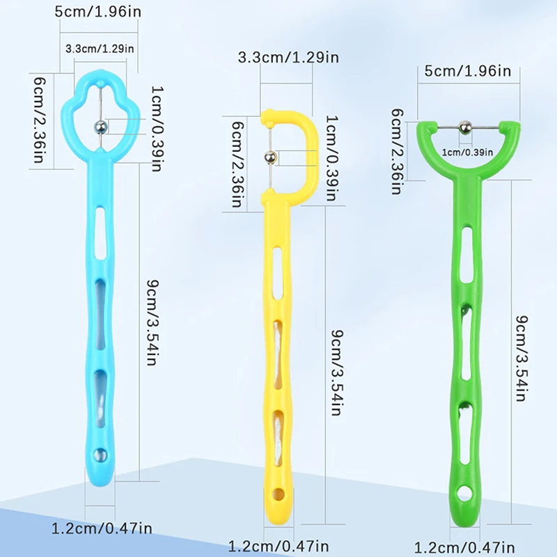 NEW 3/4PC Kids Tongue Tip Lateralization Elevation Tool Tongue Tip Exercise Oral Muscle Training Autism Speech Therapy Talk Tool