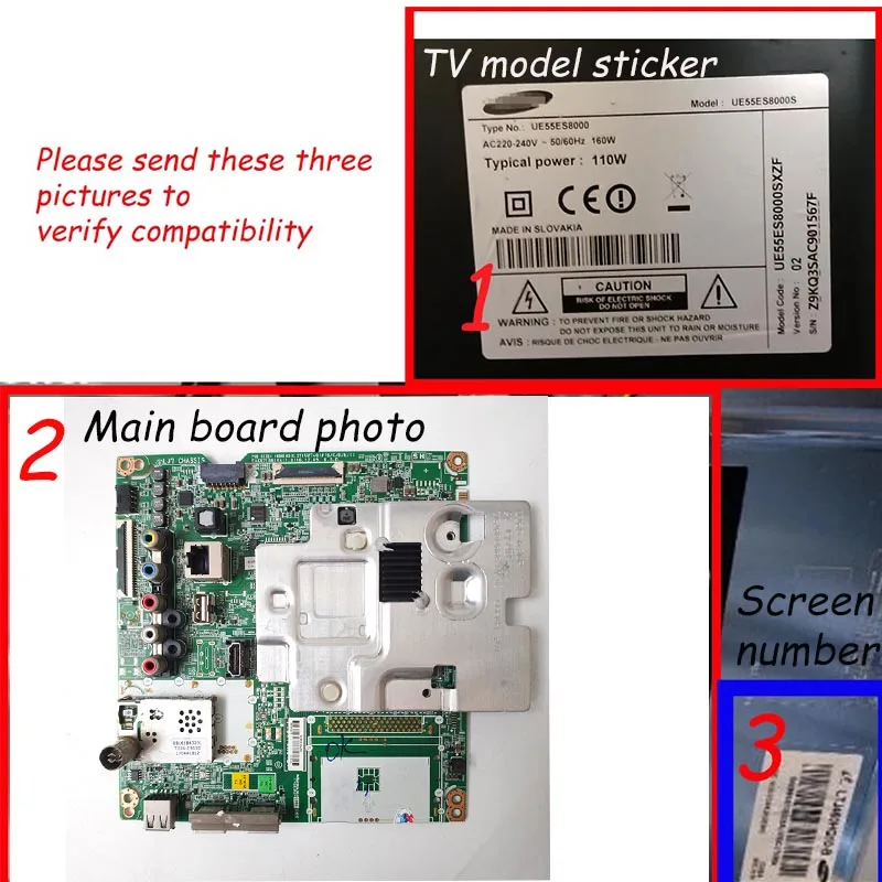 Placa base de TV EAX67166104, para 65UJ6300, 65UJ632T, 65UJ620V, 60UJ630V, 65UK6100, 65UJ634V, 60UJ6300, EAX67166104 (1,0)