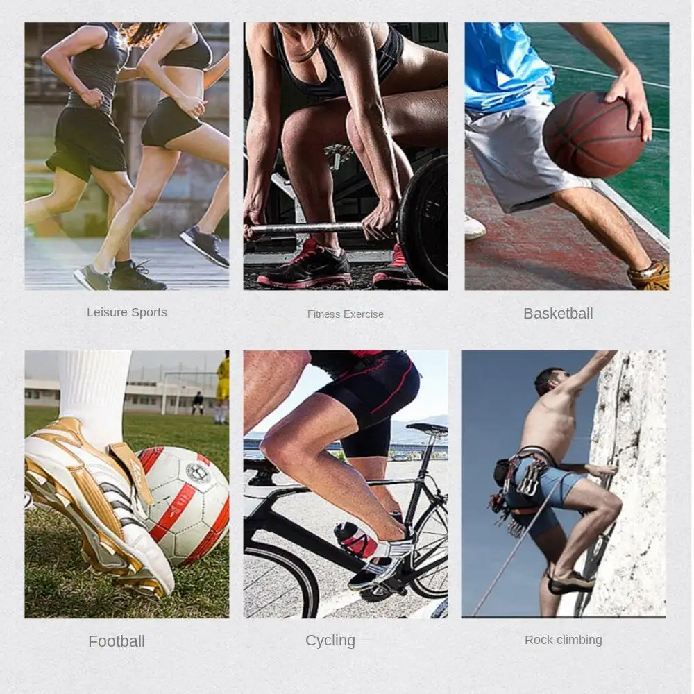 Fitnessgeräte, 5 m x 5 cm, Muskelband, elastisches Kniepolster, therapeutisches Klebeband, perforierte Physiotherapie, selbstklebende Bandage, Fußball