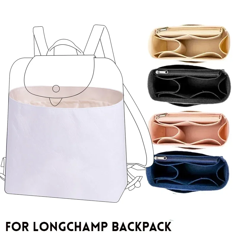 Felt Bag Organizer For Longchamp Le Pliage Backpack Liner To Organize And Store The Inner Bag Bag Support