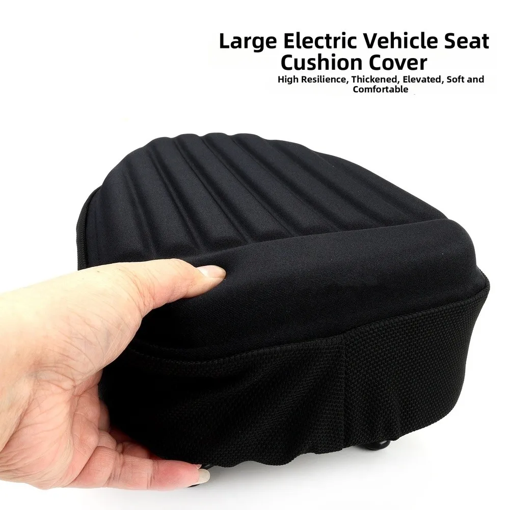 

1Pc Portable Bicycle Cushion Cover Bike Seat Cover Supportive Foam PU Cushion High Elastic Sponge Bicycle Seat Cover Cycling