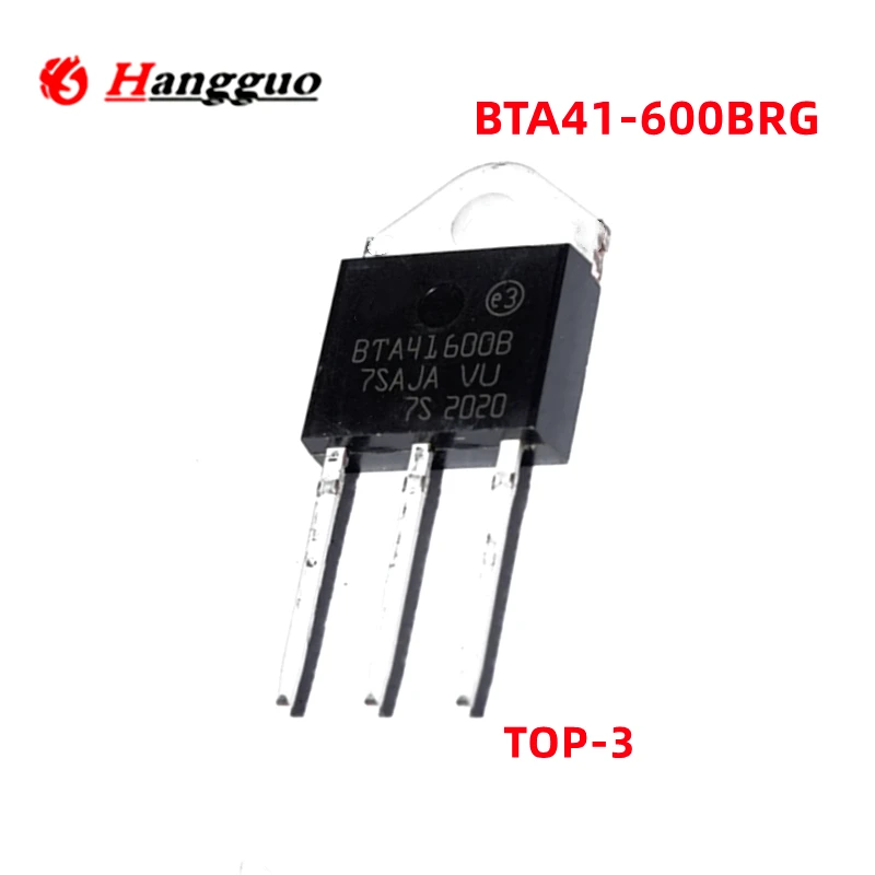 10ชิ้น/ล็อต Original BTA41-600B BTA41-600BRG BTA41600B TOP-3สาม Triac 600V 40A