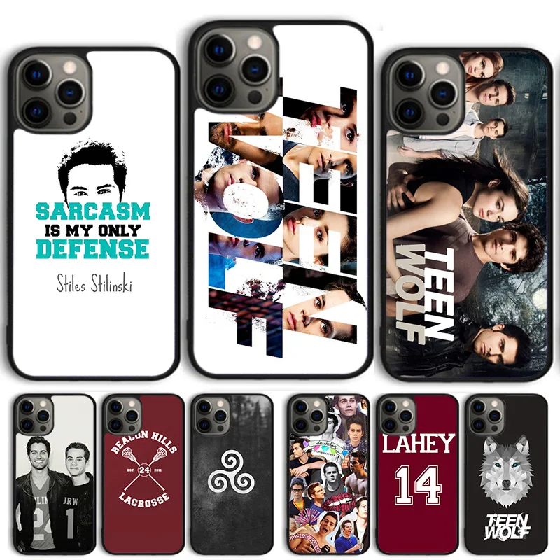 New style Teen wolf Phone Case Cover For iPhone 15 16 14 13 12 Pro Max mini 11 Pro Max XS X XR Plus Coque Shell