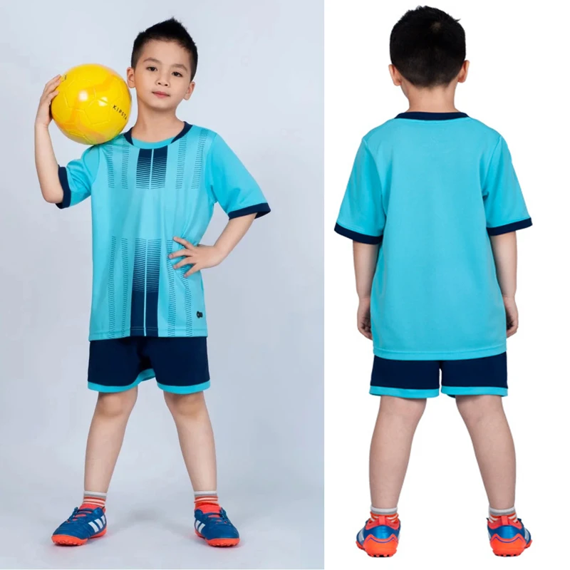 Custom Kids Football Uniforms Boys Girl Soccer Jerseys Custom Child Soccer Jersey Set Sportswear T-shirt Sports Suit with Socks