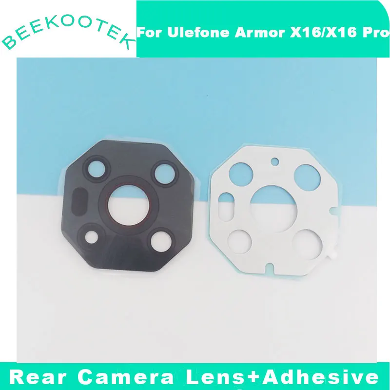 

Новый оригинальный объектив Ulefone Armor X16 Pro Armor X16, объектив задней камеры с клеем для телефона Ulefone Armor X16 Pro