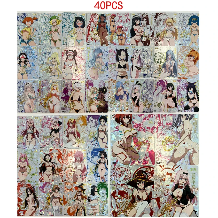 

Набор из 40 карточек PTCG: Лили, Тоуко, Несса. Коллекционные аниме-карточки для игр и хобби.