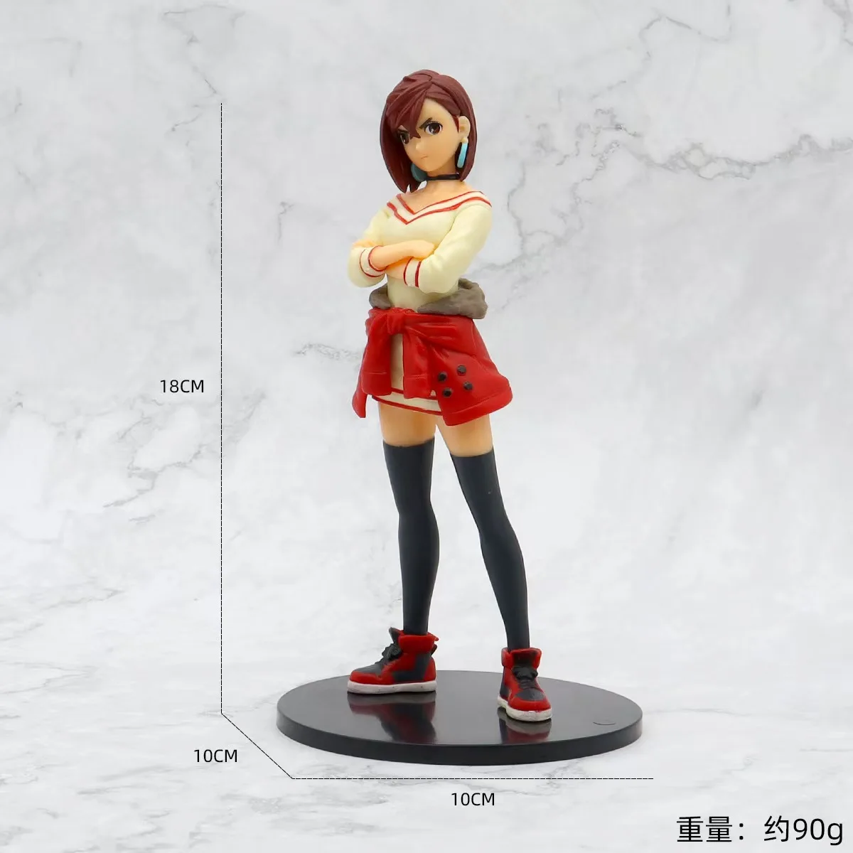 

3pc Set Collect Anime Figures, Ayase Momo PVC Model Doll 18cm, Tosy for Kids Girl, Character Standing Scene Model, DAN DA DAN