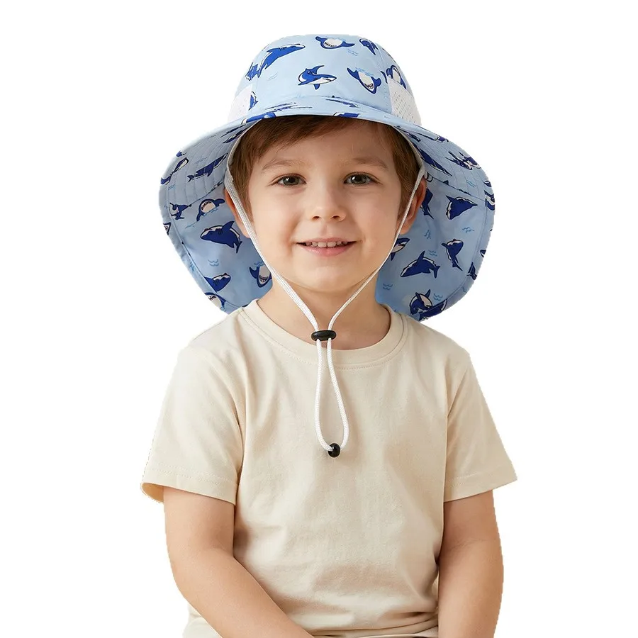 1-2 Jahre 3-5 Jahre 6-10 Jahre Kinder-Sonnenschutzhut 2026 Frühling/Sommer Leichter Bedruckter Fischerhut für Jungen und Mädchen Strand-Sonnenschutz S – Detail 24