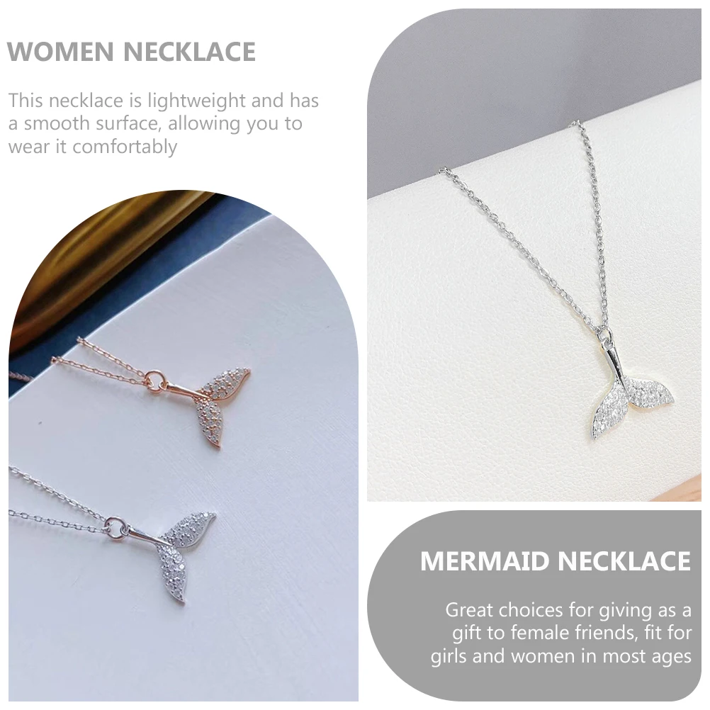 

Letter Necklace Women's Choker Necklaces for Woman Mermaid Copper Girl