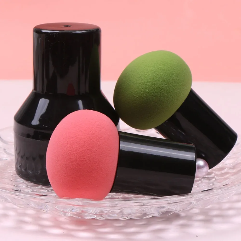 Nieuwe Mushroom Head Make-up Spons met Opbergdoos Droog Nat Tweeërlei gebruik Cosmetische Bladerdeeg Poeder Foundation Make-up Borstel Schoonheidstools