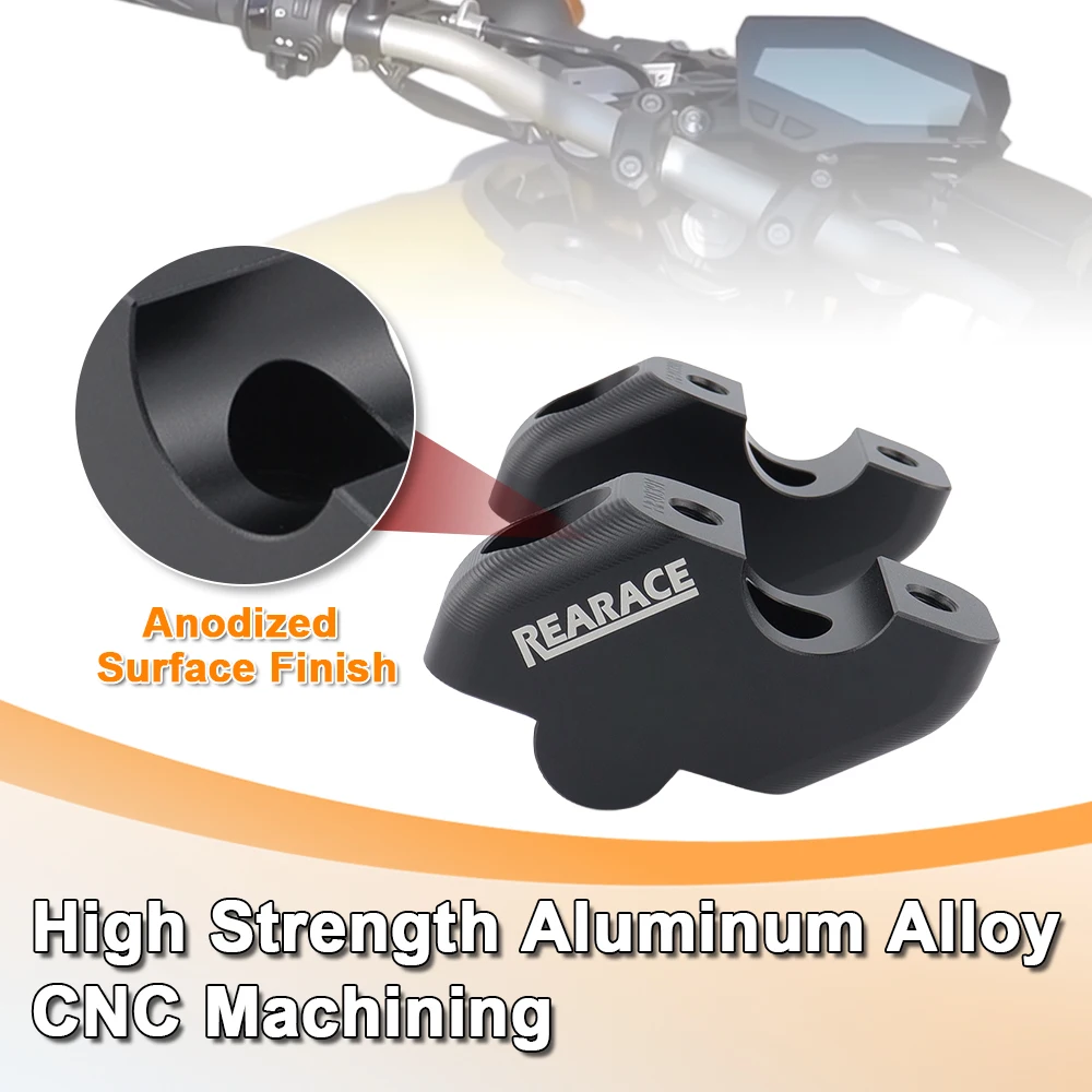 Handlebar Risers Height 30mm with 20mm offset Motorcycle Interceptor 650 2018 2019 2020 2021 2022 2023-2026 For Royal Enfield