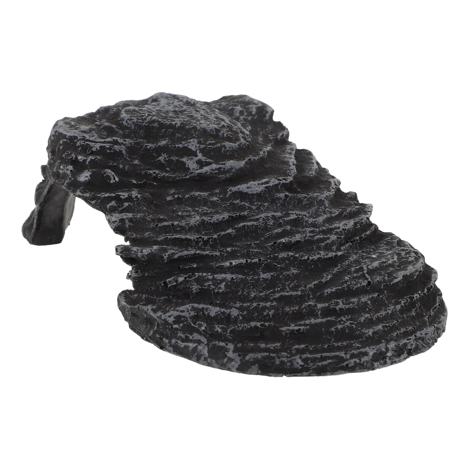 

Turtle Basking Platform Resin Climbing Rock Aquarium Ornament for Reptiles Tortoise Habitat Decorative Tank Accessories Turtle
